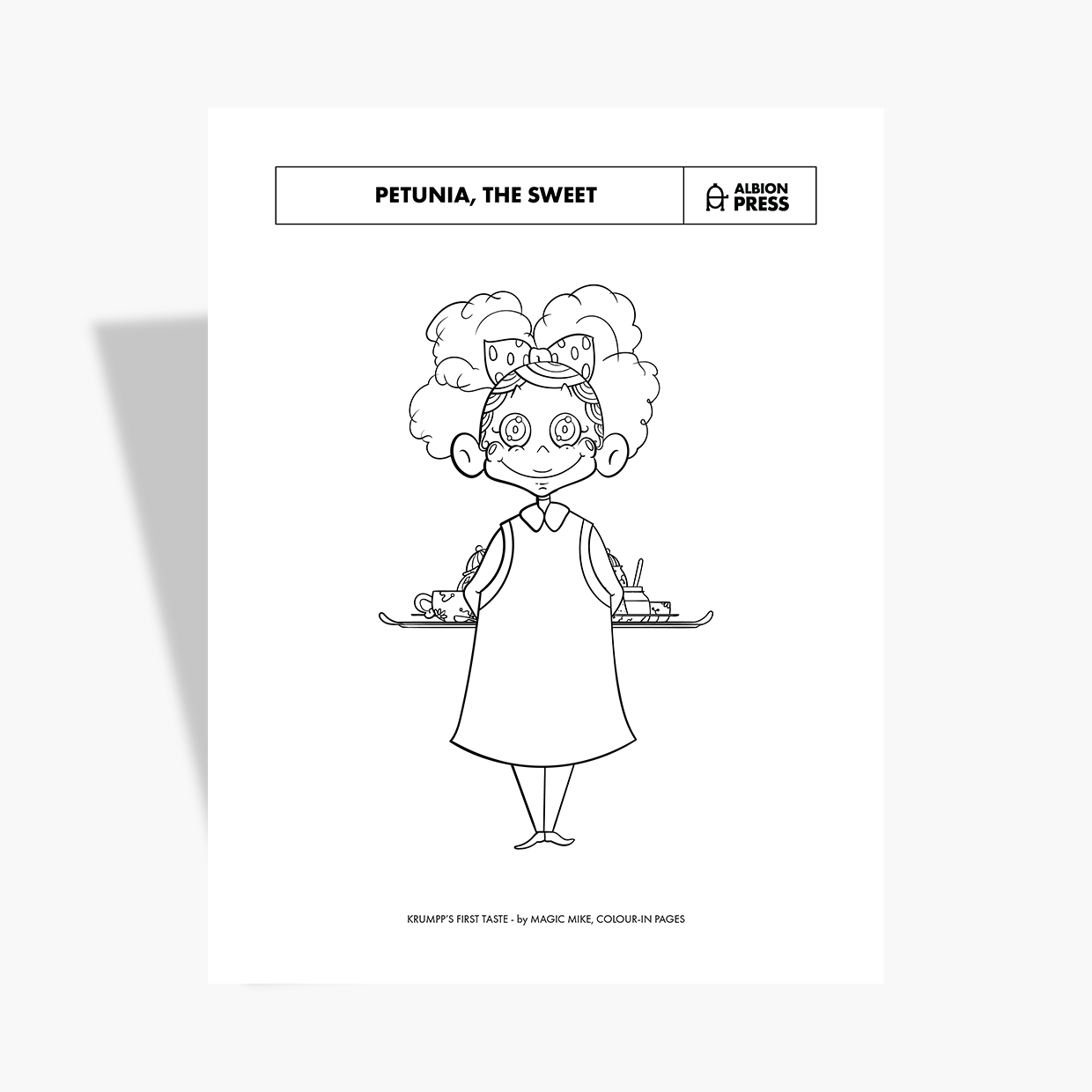KRUMPP'S FIRST TASTE, Printable Colouring Pages